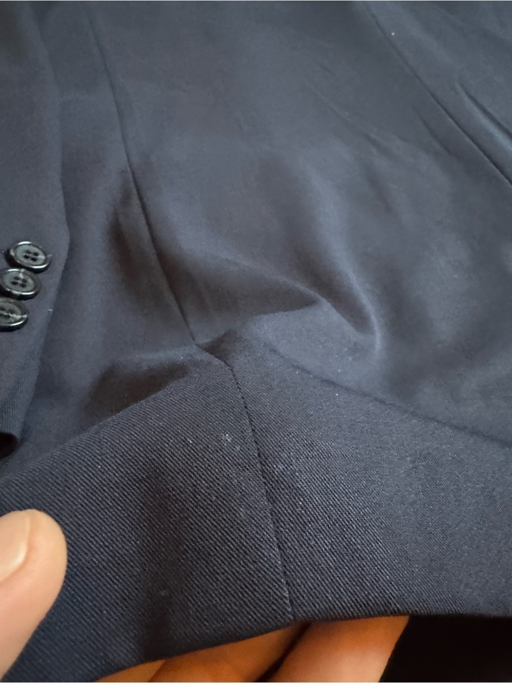 VTG Fendi Navy Blue Single-Breasted Blazer 3 Button Blazer 54R EU/44R US - Picture 8 of 15